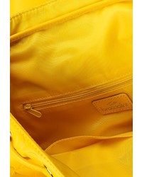 Женский желтый кожаный рюкзак от Braccialini