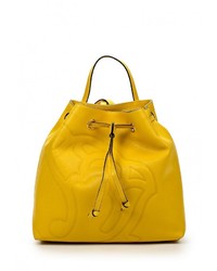 Женский желтый кожаный рюкзак от Braccialini