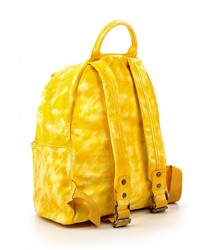 Женский желтый кожаный рюкзак от Chantal