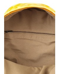 Женский желтый кожаный рюкзак от Chantal