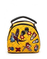 Женский желтый кожаный рюкзак от Fashion bags by Chantal