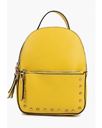 Женский желтый кожаный рюкзак от Keddo