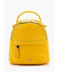 Женский желтый кожаный рюкзак от Labbra
