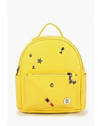 Женский желтый кожаный рюкзак от Ors Oro