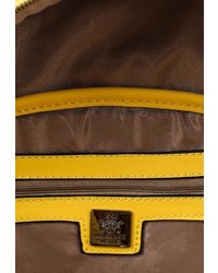 Женский желтый кожаный рюкзак от Tom &amp; Eva