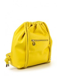 Женский желтый кожаный рюкзак от Vitacci
