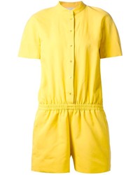 Желтый комбинезон с шортами от Cédric Charlier