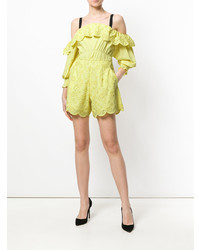 Желтый комбинезон с шортами от Three floor