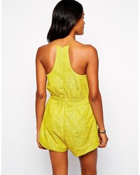 Желтый комбинезон с шортами от Shakuhachi