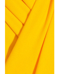 Желтый купальник с вырезом от Norma Kamali