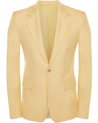 Мужской желтый пиджак от Alexander McQueen