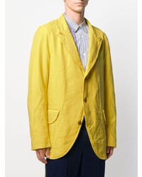 Мужской желтый пиджак от Comme Des Garcons SHIRT