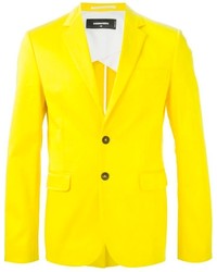 Мужской желтый пиджак от DSQUARED2
