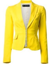 Женский желтый пиджак от Dsquared2