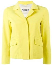 Женский желтый пиджак от Herno