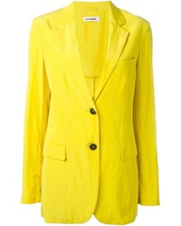 Женский желтый пиджак от Jil Sander