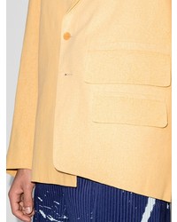 Мужской желтый пиджак от Jacquemus