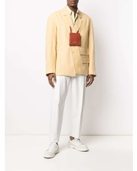 Мужской желтый пиджак от Jacquemus