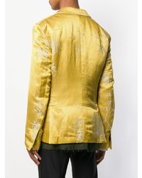 Мужской желтый пиджак от Haider Ackermann