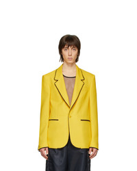 Мужской желтый пиджак от Random Identities