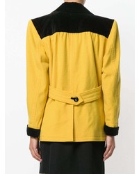 Женский желтый пиджак от Yves Saint Laurent Vintage