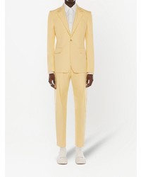 Мужской желтый пиджак от Alexander McQueen