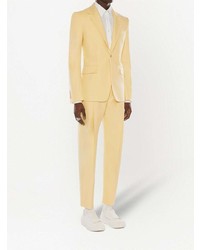 Мужской желтый пиджак от Alexander McQueen