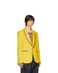 Мужской желтый пиджак от Random Identities
