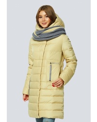 Женский желтый пуховик от Alyaska