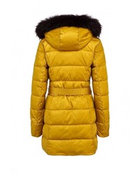 Женский желтый пуховик от Tom Farr