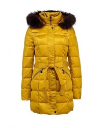 Женский желтый пуховик от Tom Farr