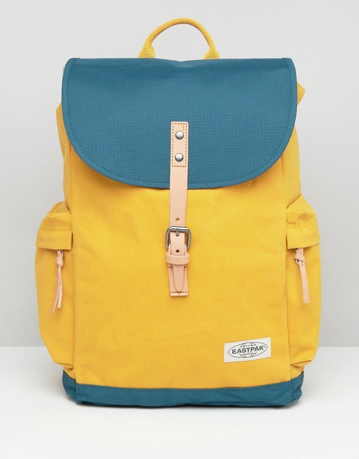 Eastpak store yellow backpack