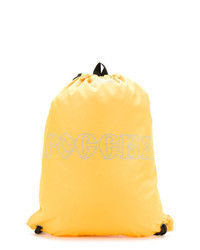 Желтый рюкзак с принтом