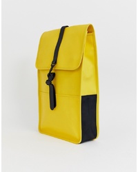 Женский желтый рюкзак от Rains