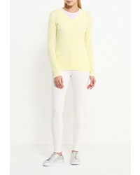 Женский желтый свитер с v-образным вырезом от Baon