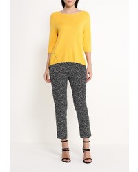 Женский желтый свитер с круглым вырезом от Baon