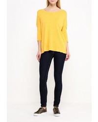 Женский желтый свитер с круглым вырезом от Baon