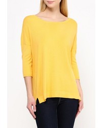 Женский желтый свитер с круглым вырезом от Baon