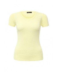 Женский желтый свитер с круглым вырезом от Baon