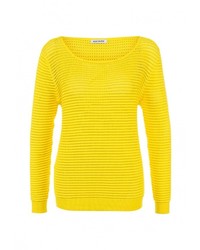 Женский желтый свитер с круглым вырезом от BeaYukMui