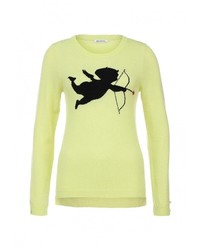 Женский желтый свитер с круглым вырезом от BeaYukMui