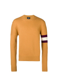 Мужской желтый свитер с круглым вырезом от Calvin Klein 205W39nyc