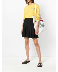 Женский желтый свитер с круглым вырезом от Chinti & Parker