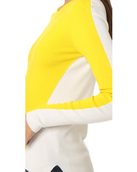 Женский желтый свитер с круглым вырезом от Rag & Bone