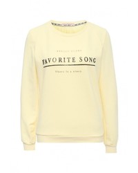 Женский желтый свитер с круглым вырезом от Chic Chic