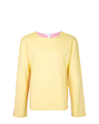 Мужской желтый свитер с круглым вырезом от Comme Des Garcons SHIRT