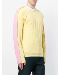 Мужской желтый свитер с круглым вырезом от Comme Des Garcons SHIRT