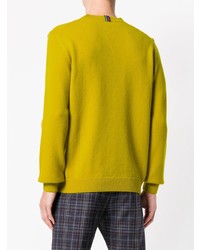 Мужской желтый свитер с круглым вырезом от Ps By Paul Smith