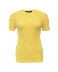 Женский желтый свитер с круглым вырезом от Dorothy Perkins