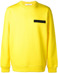 Мужской желтый свитер с круглым вырезом от Givenchy